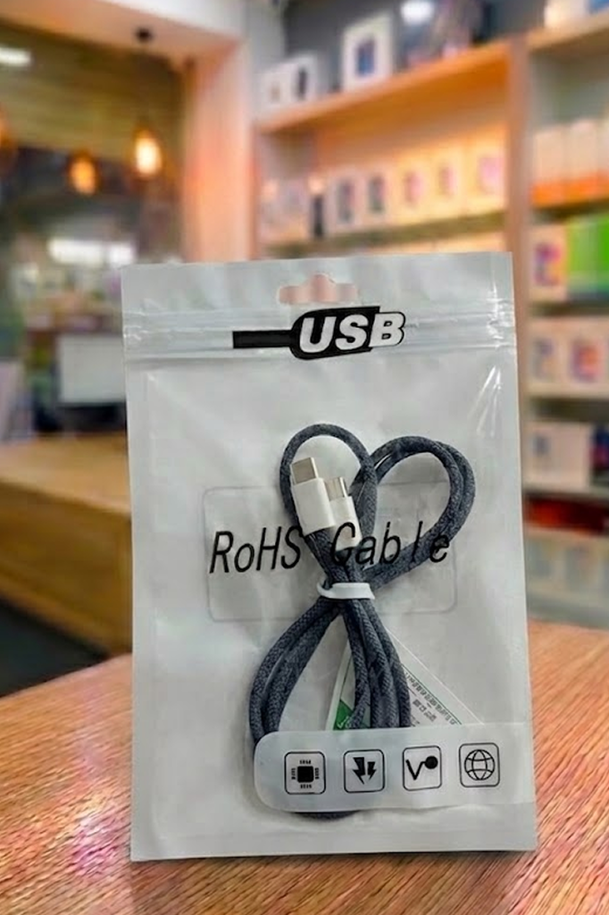 RoHS USB-C Cable – Durable Braided Design