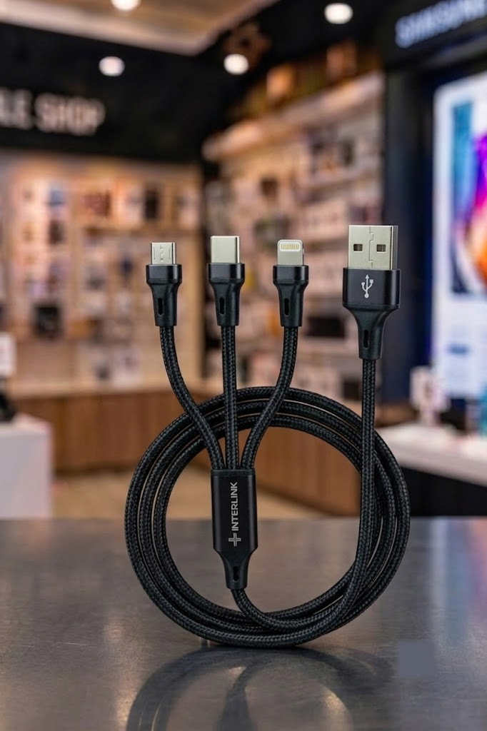 Interlink 3-in-1 Charging Cable