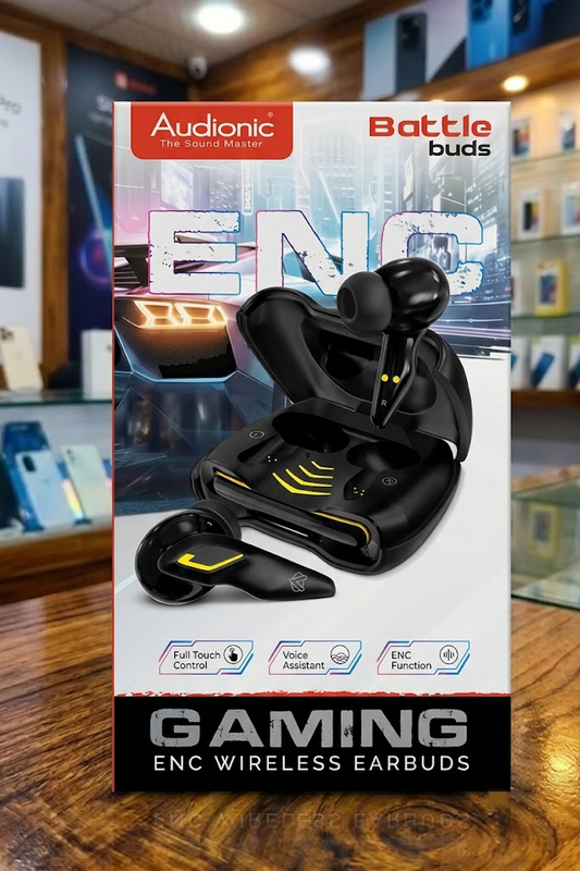 Audionic Battle Buds TWS Earbuds – ENC Wireless Gaming Earbuds