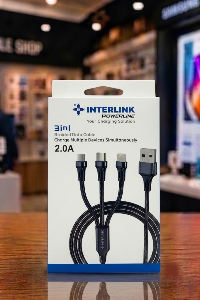 Interlink 3-in-1 Charging Cable